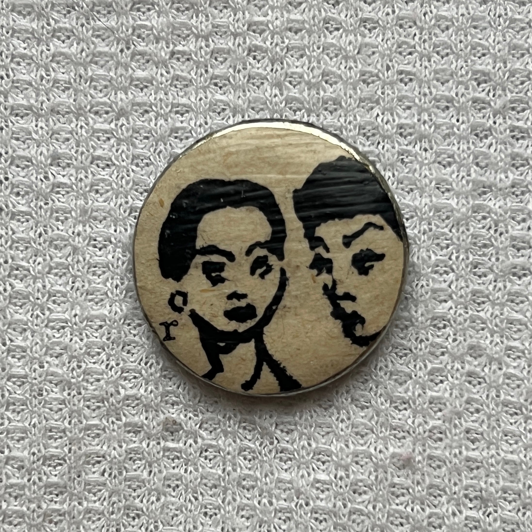 "Duo" Small Pin