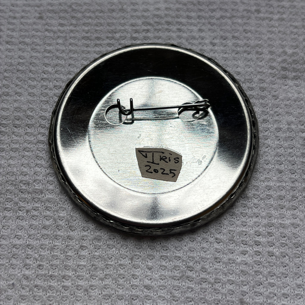 "Doll Stare" Pin