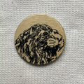 "Chalk Lion" Pin