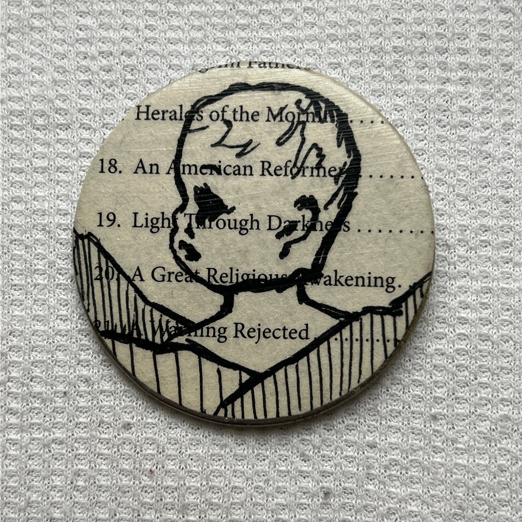 "A Warning Rejected" Pin