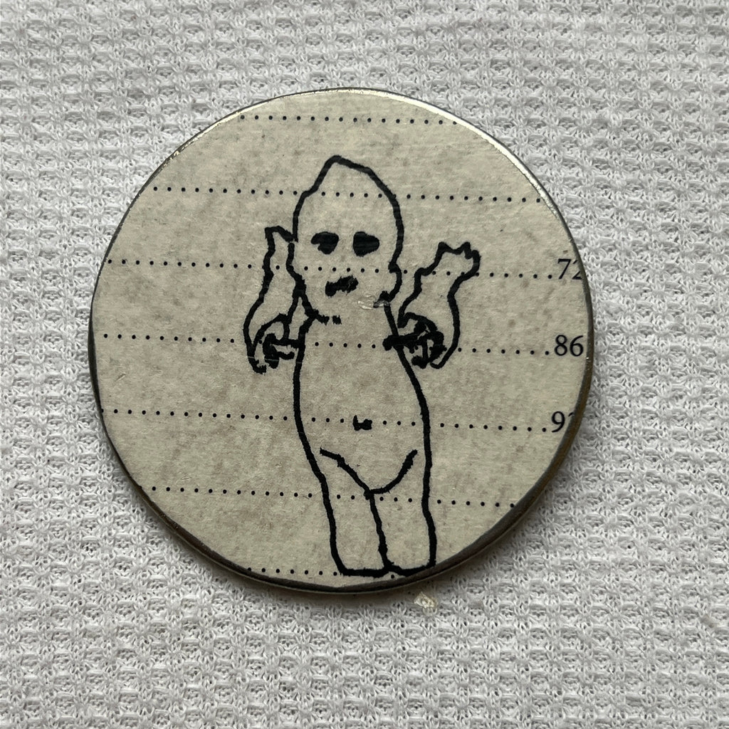 "Hypermobile Doll" Pin