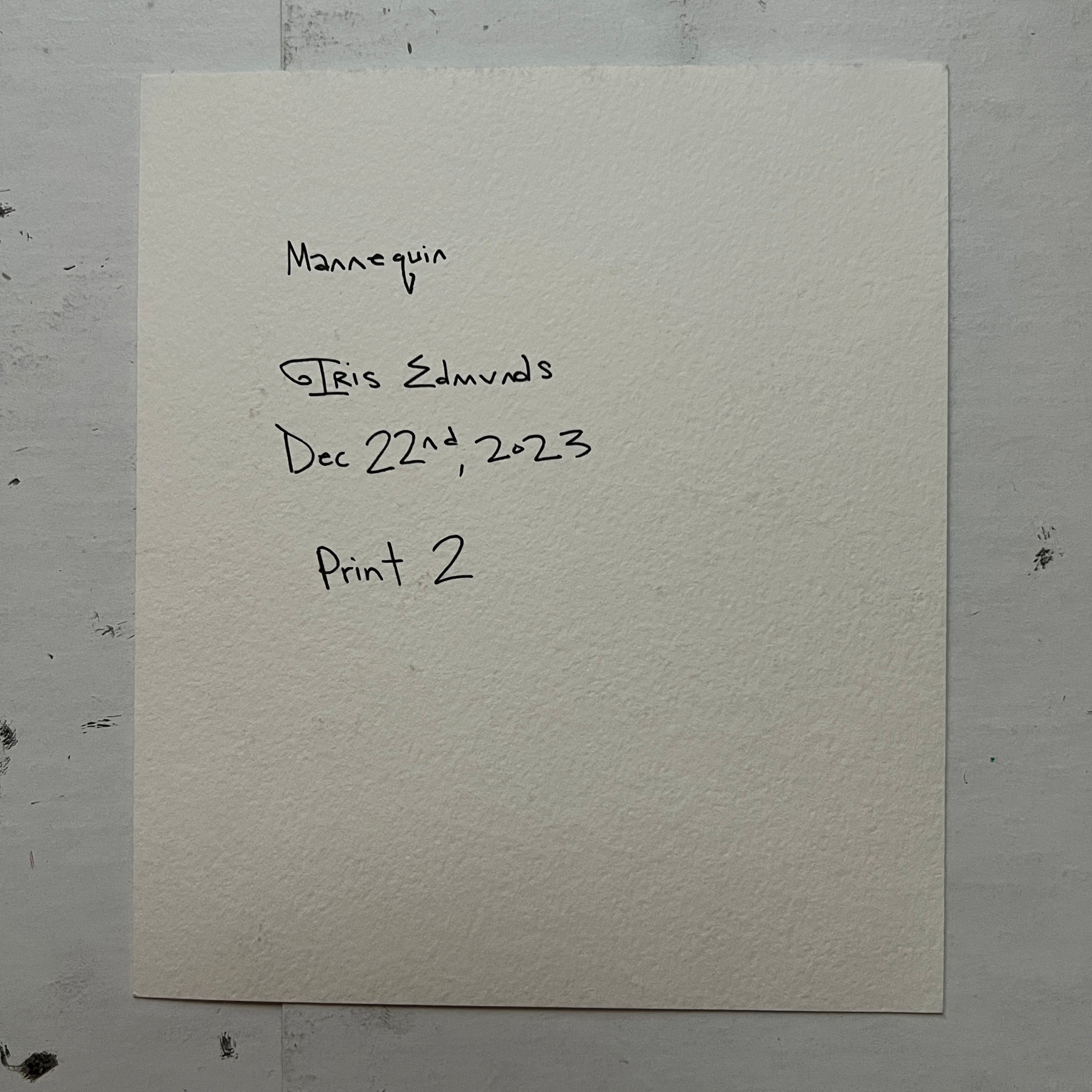 "Mannequin" Print