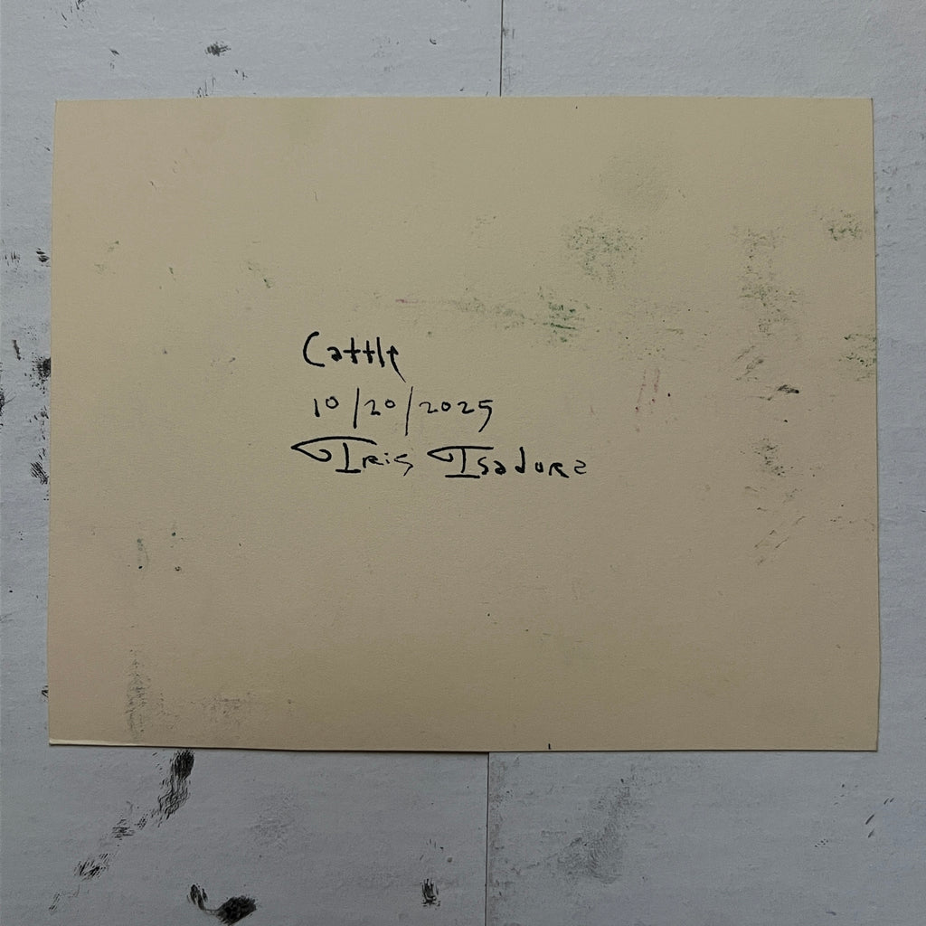 "Cattle" Ghost Print