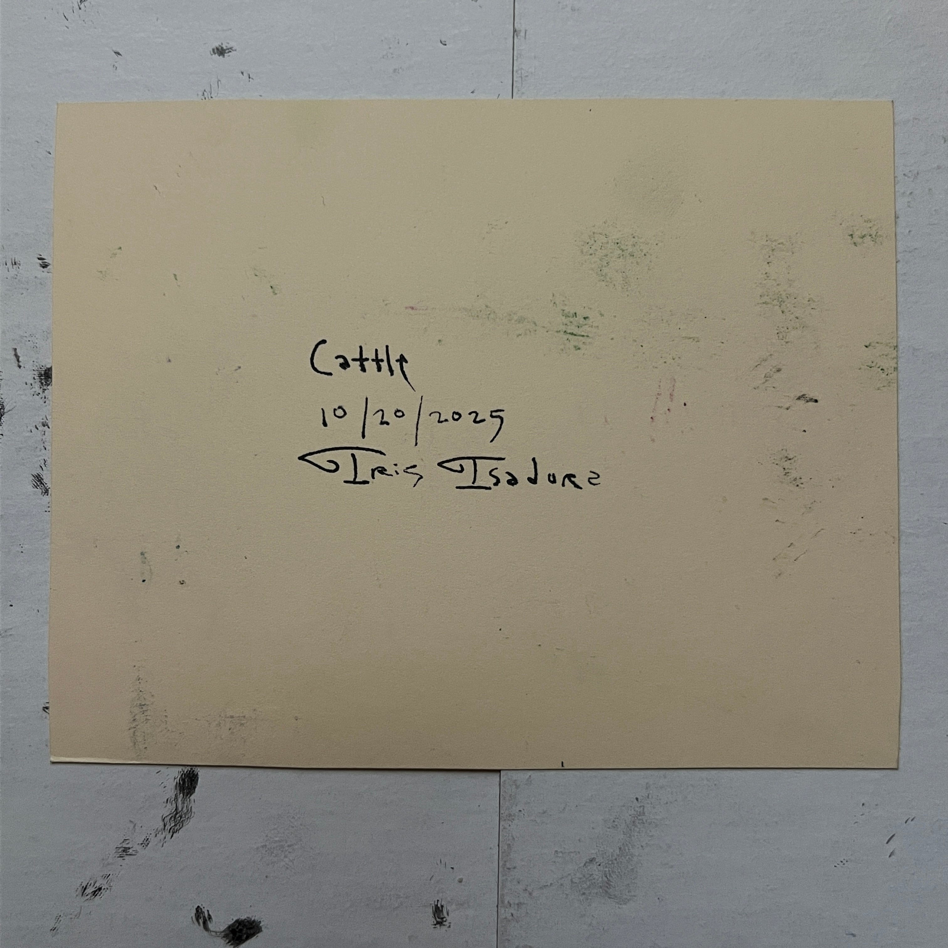 "Cattle" Ghost Print