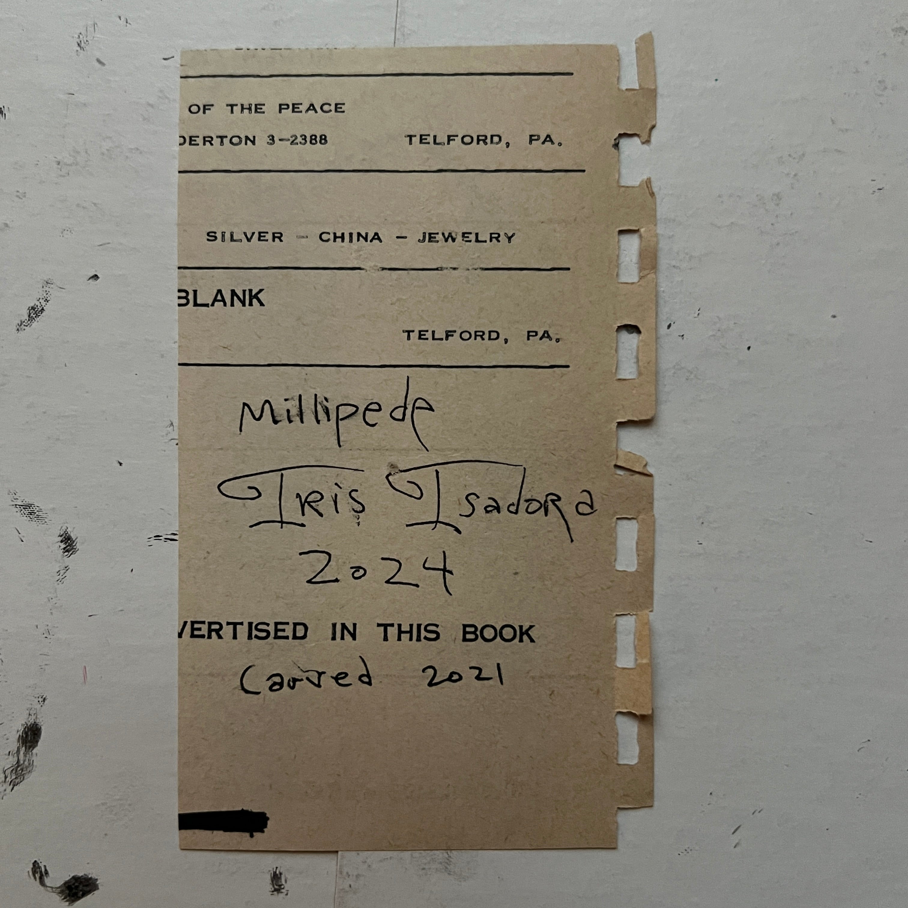 "Millipede" Print