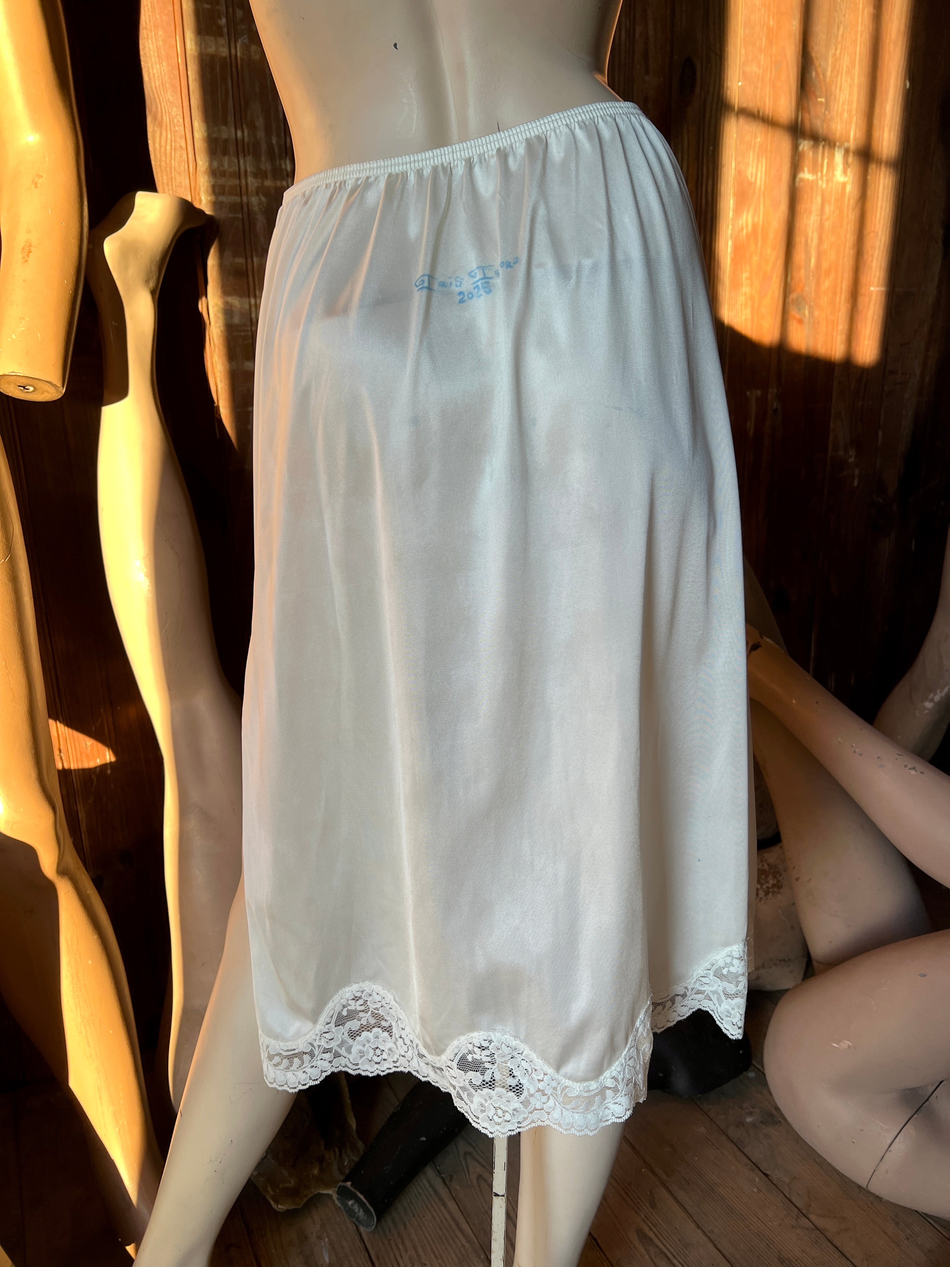 Collage Slip Skirt