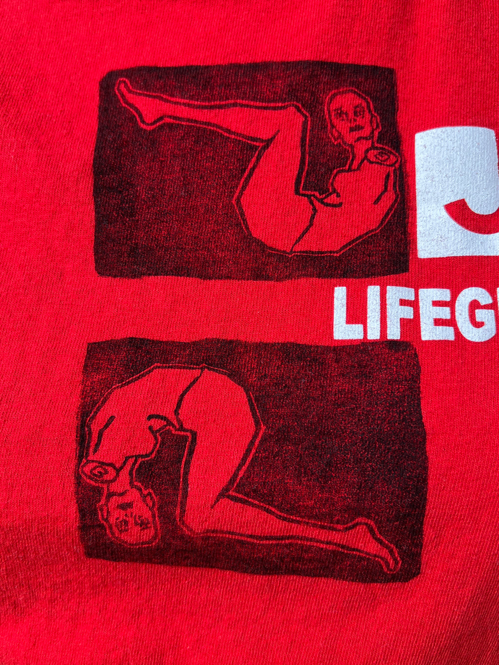 Double Boxed Lifeguard Tee