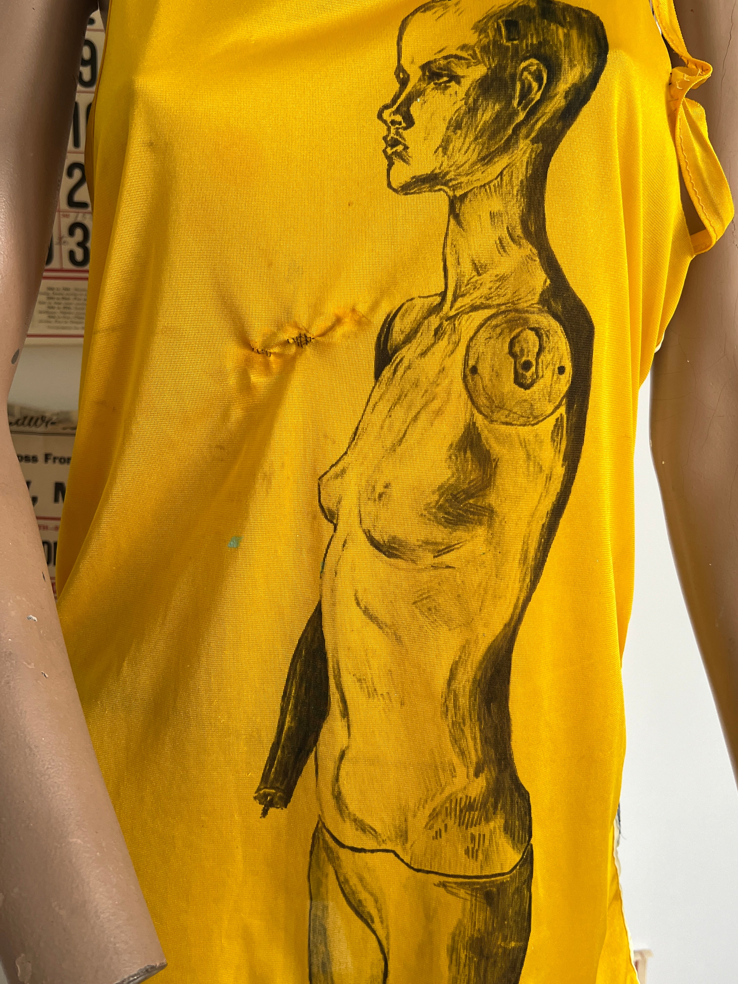 Yellow Mannequin Tank