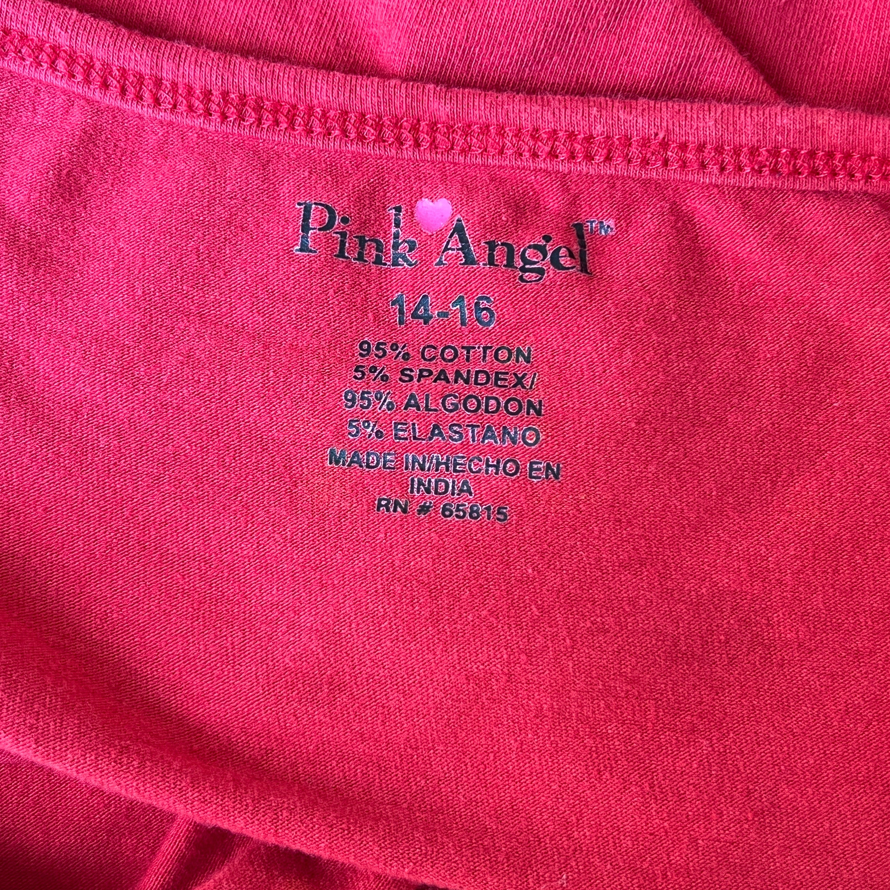 Pink Student Tank