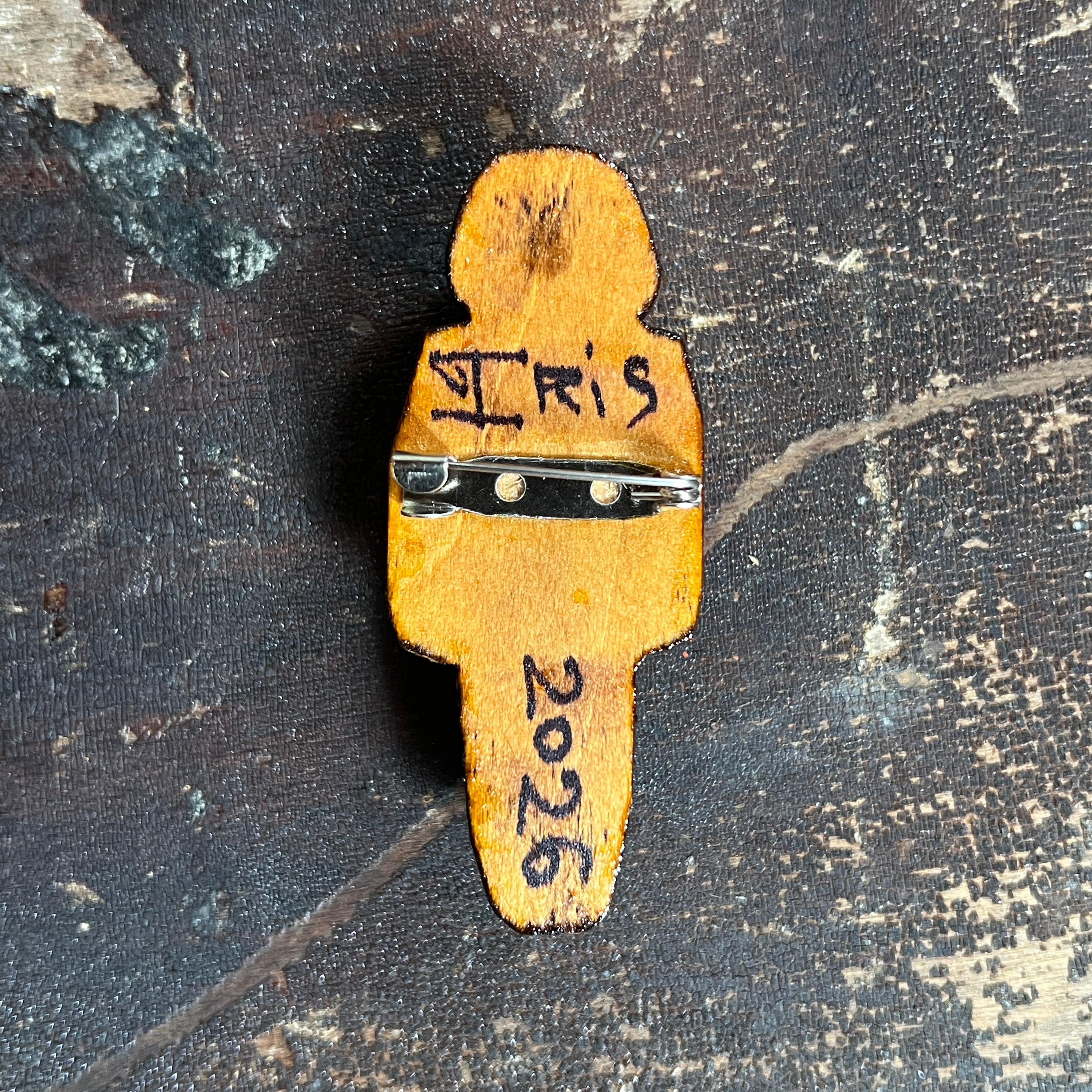 Figure Tramp Brooch