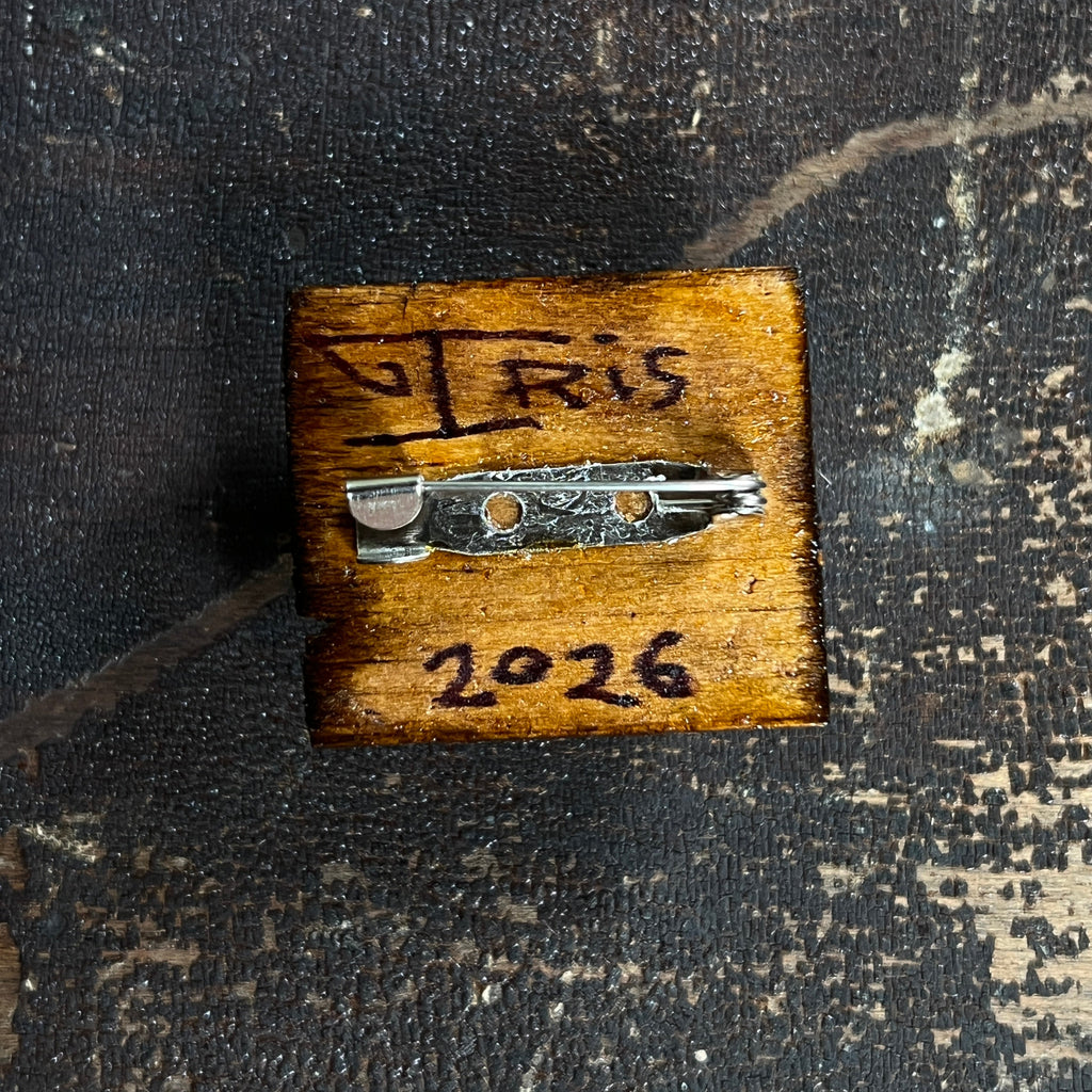 Rectangle Tramp Brooch
