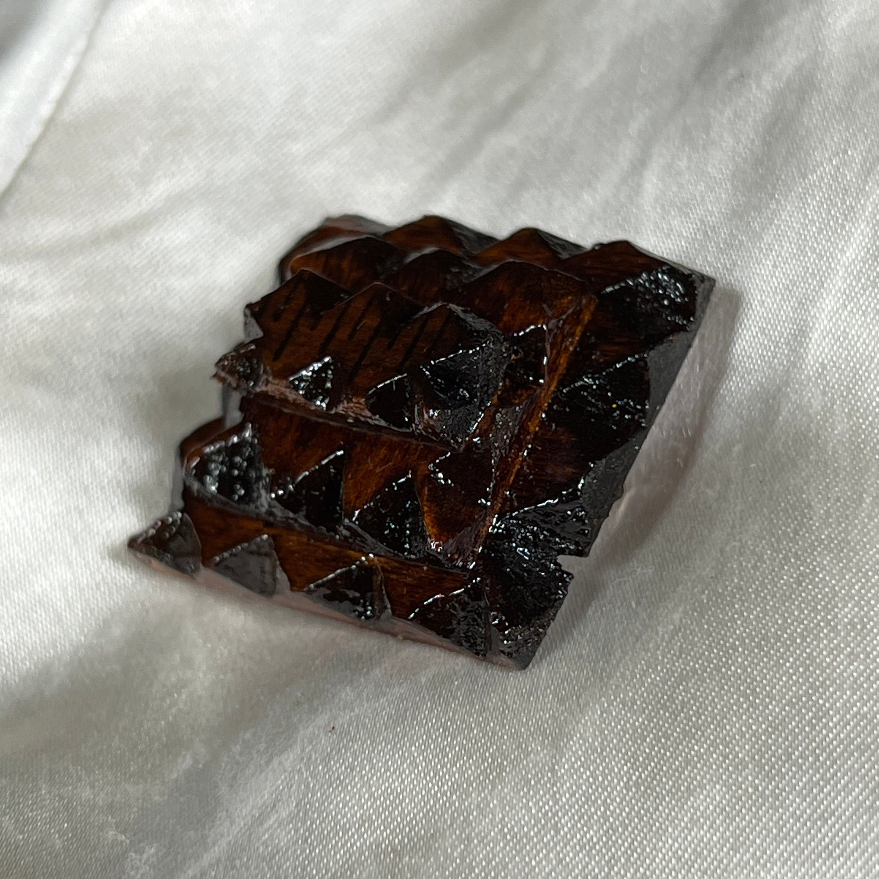 Rectangle Tramp Brooch