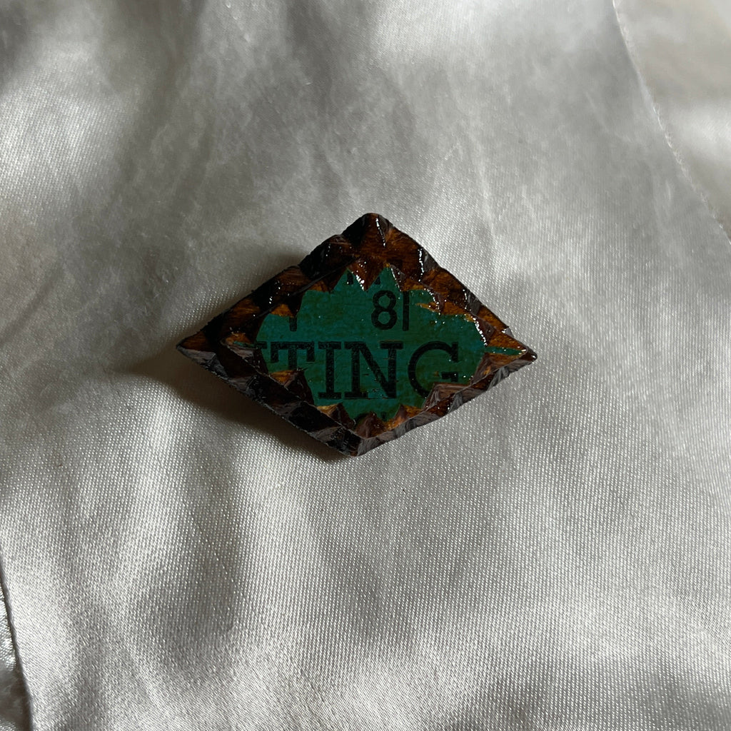 Diamond Tramp Brooch