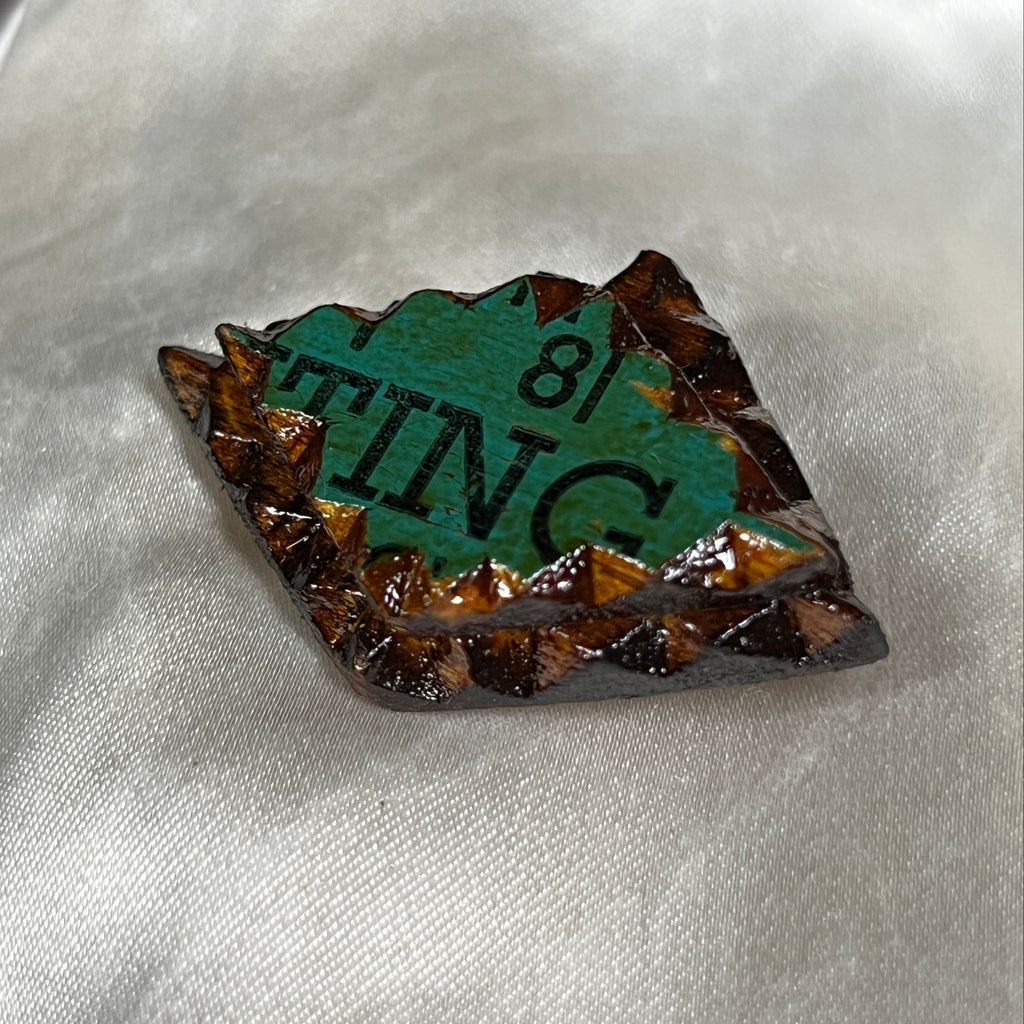 Diamond Tramp Brooch