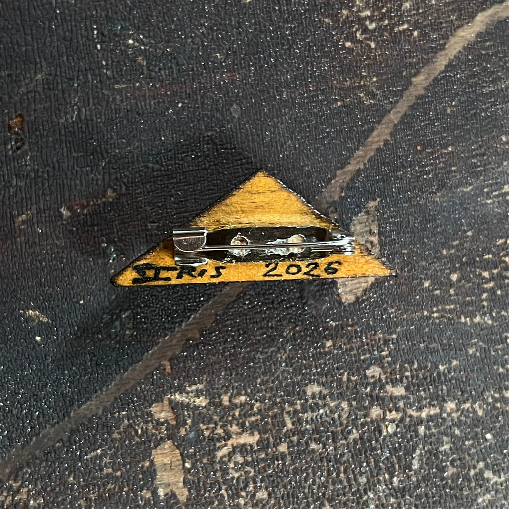 Triangle Tramp Brooch