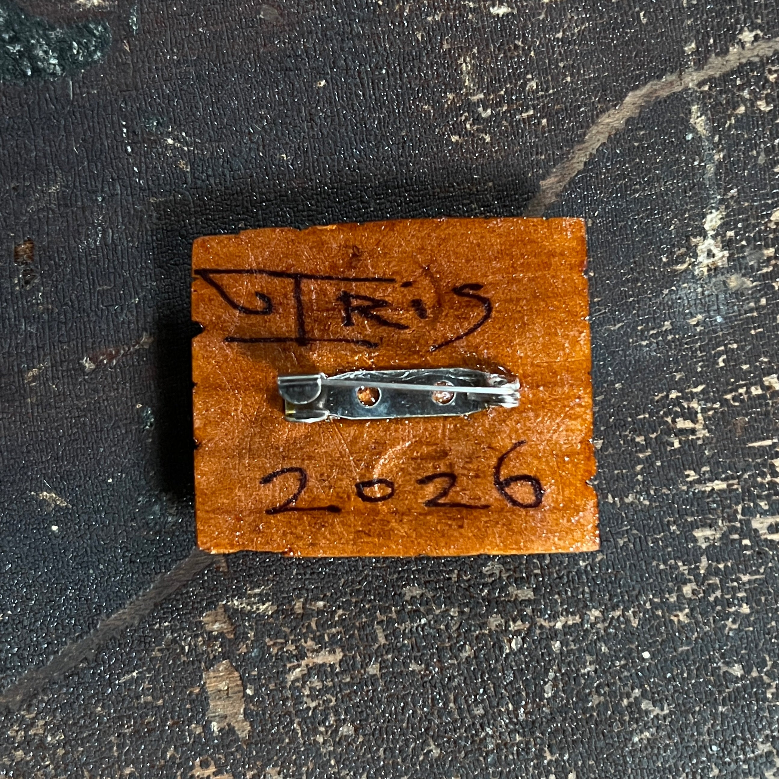 Hardware Man Tramp Brooch