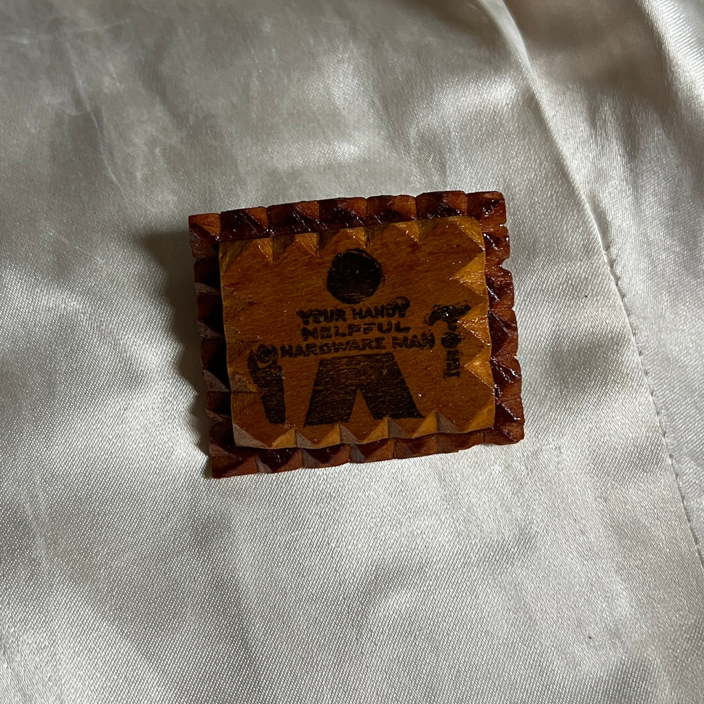 Hardware Man Tramp Brooch