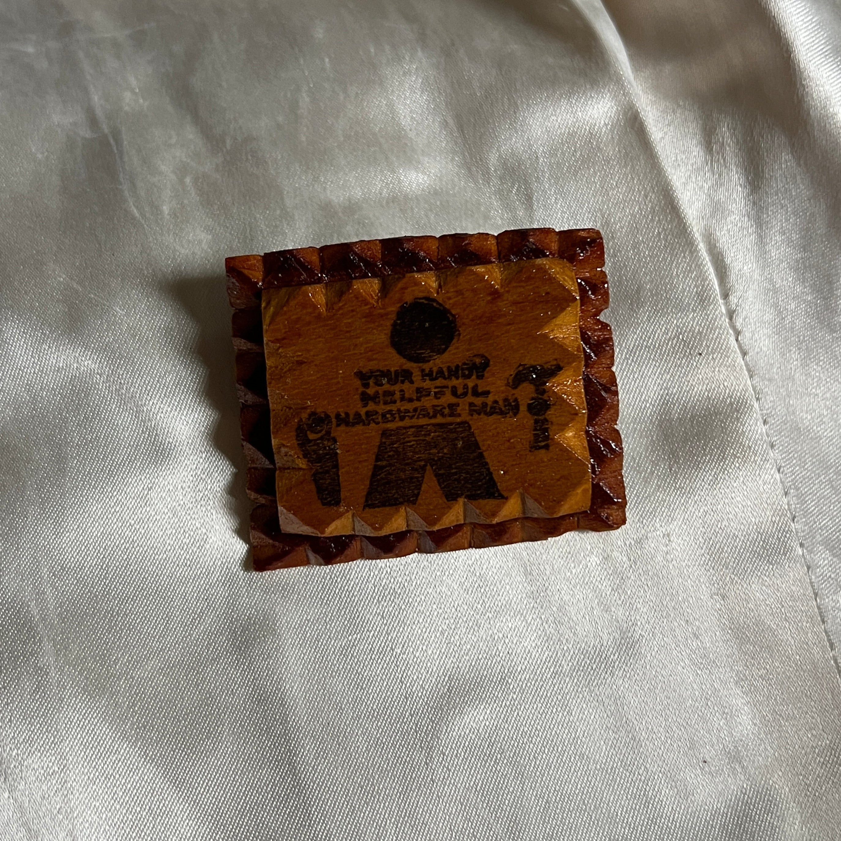 Hardware Man Tramp Brooch