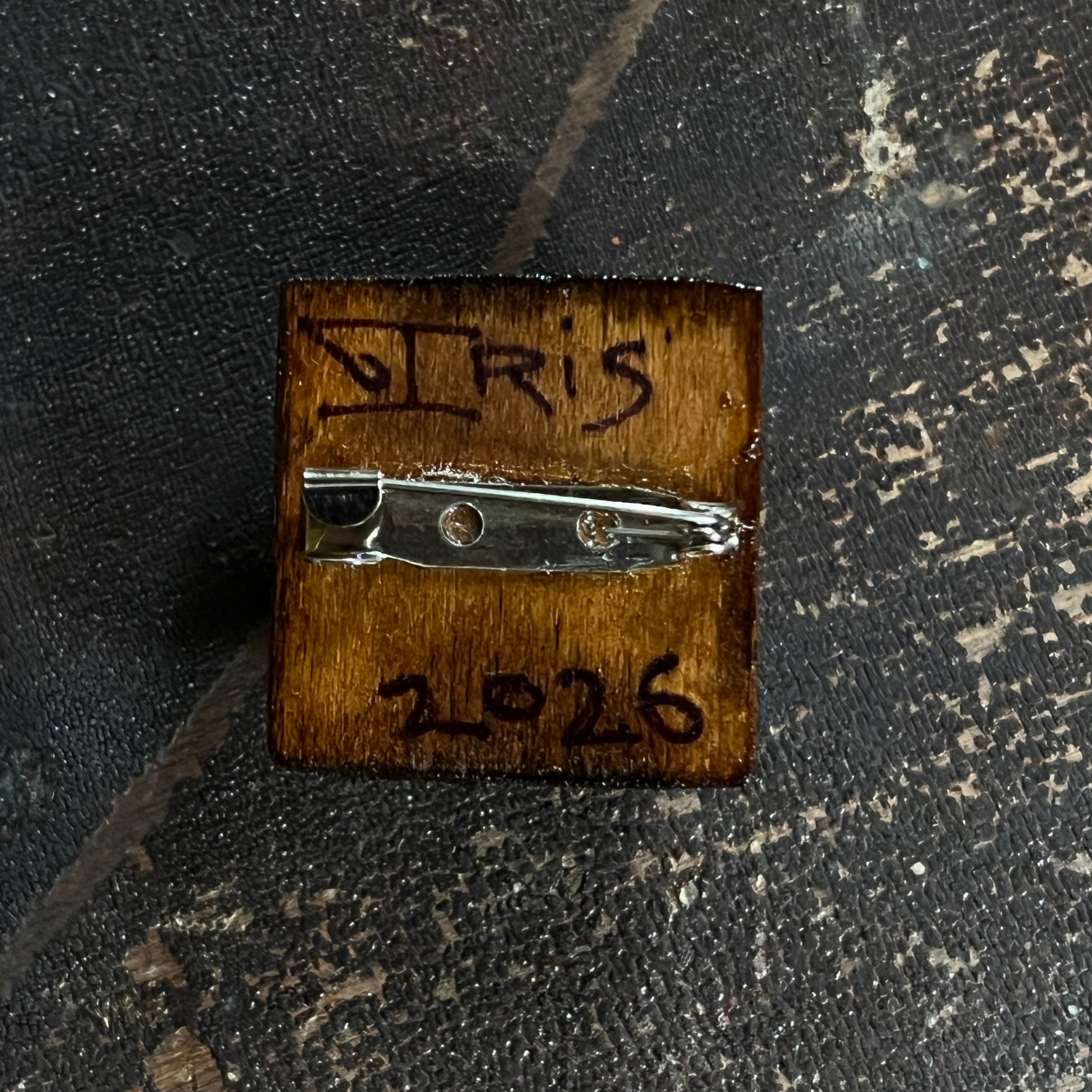 Square Tramp Brooch
