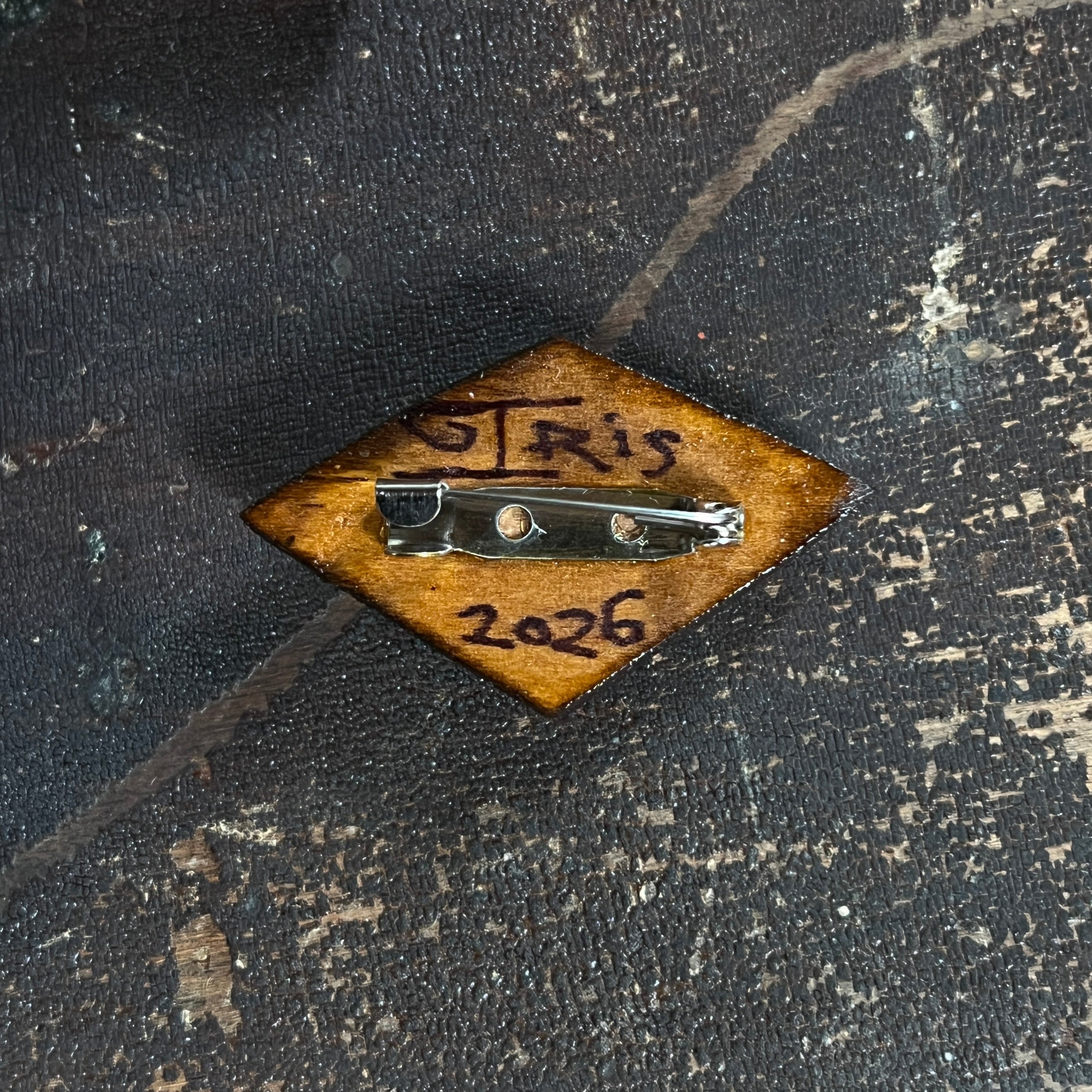 Main Diamond Tramp Brooch