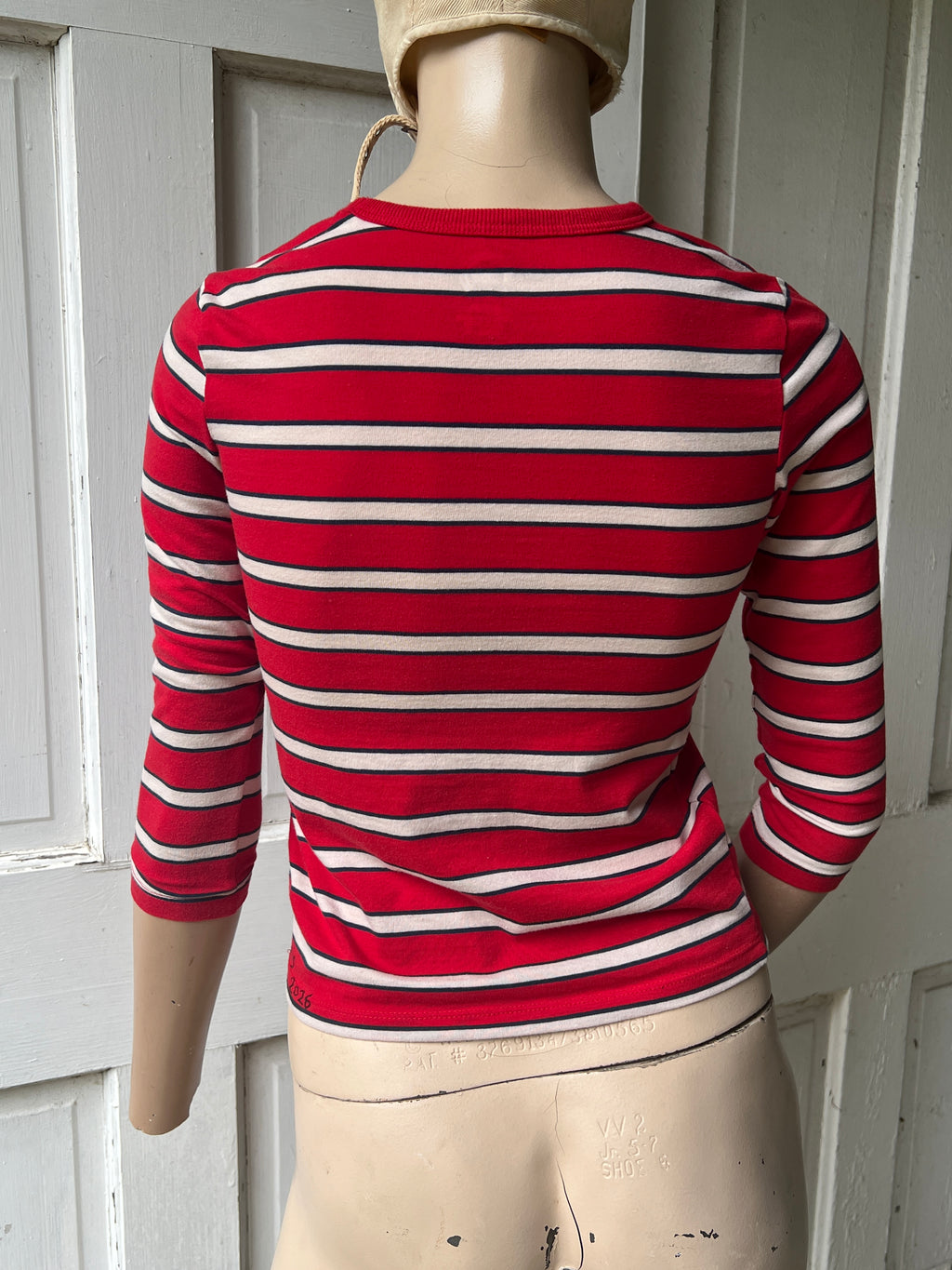 Striped Blue Student Top