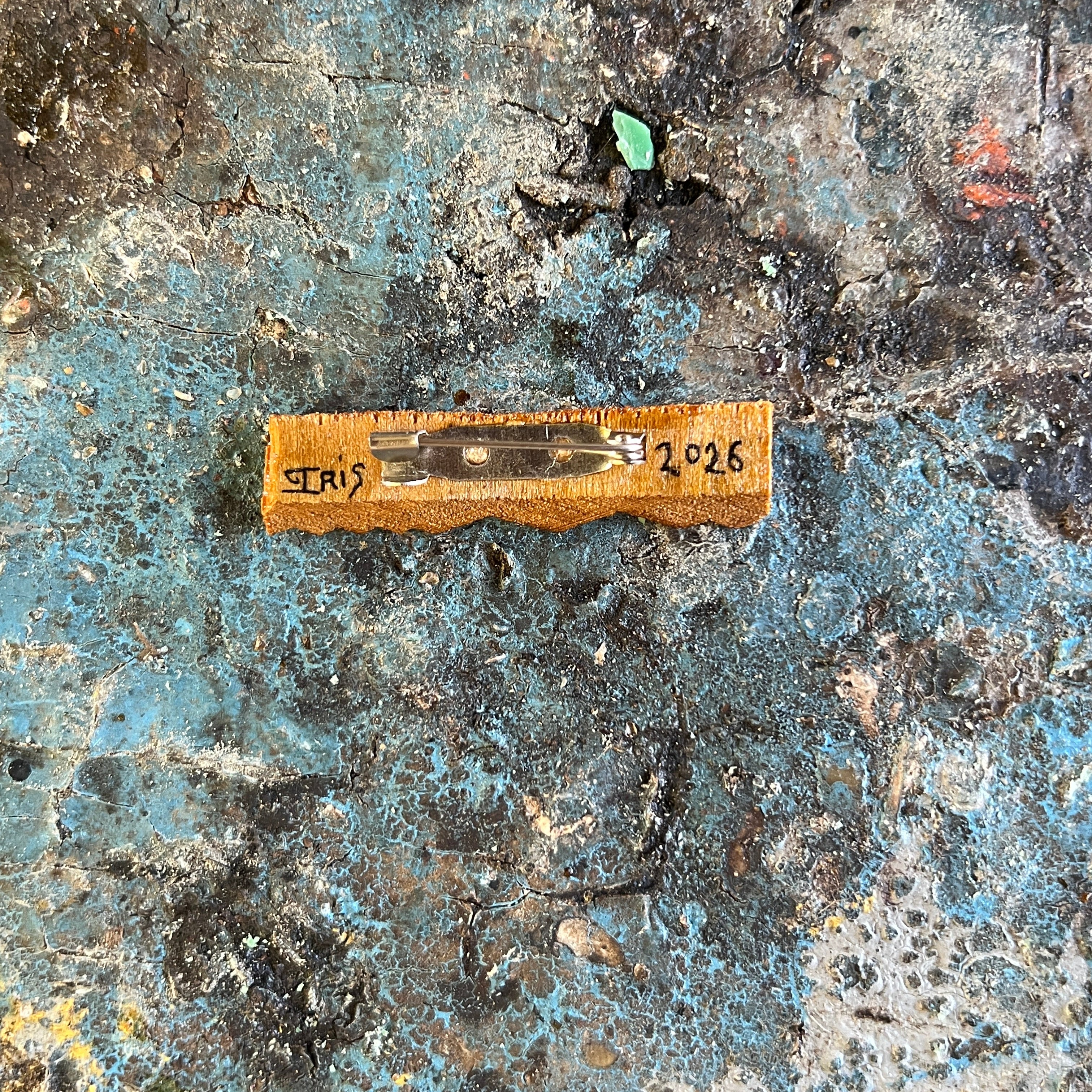 Scrap Tramp Brooch