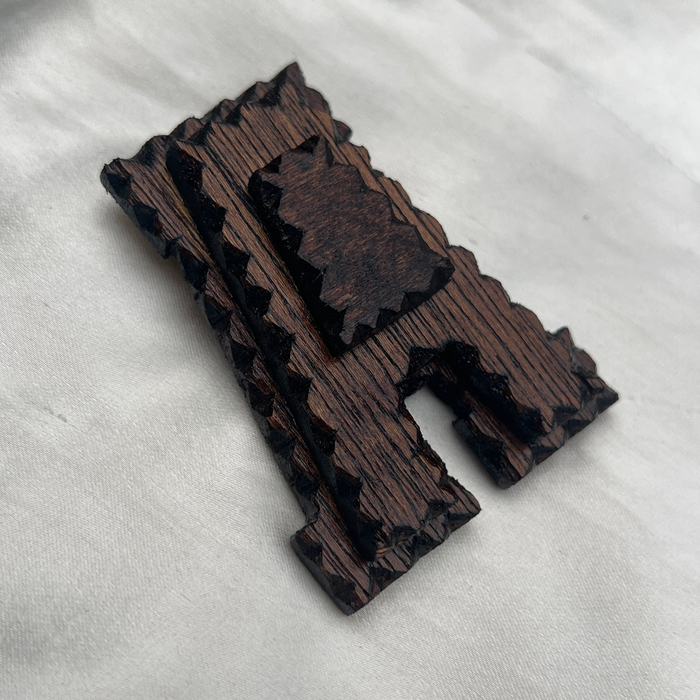 "A" Letterman Tramp Brooch