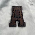 "A" Letterman Tramp Brooch