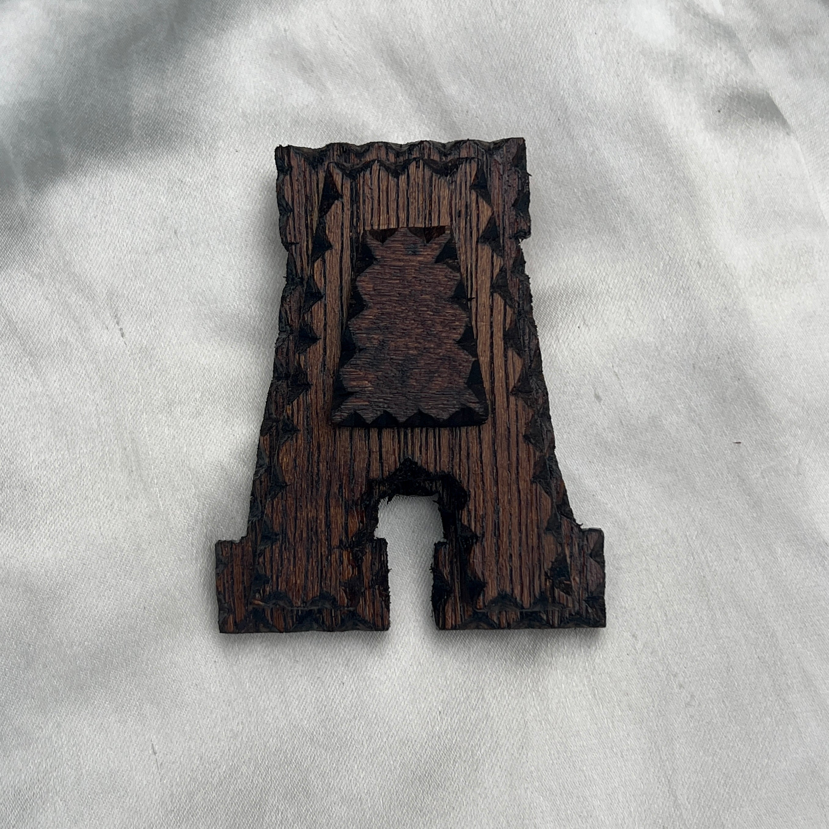 "A" Letterman Tramp Brooch